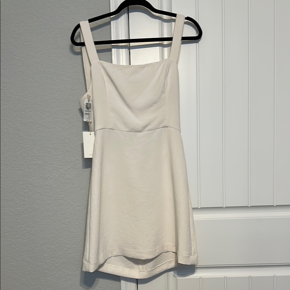 Wilfred Cream Mini Dress